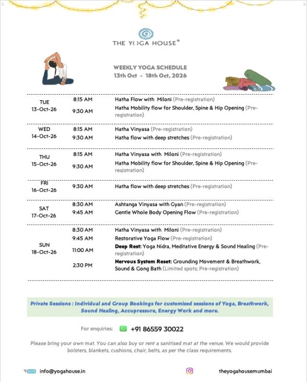 Schedule 16 Oct